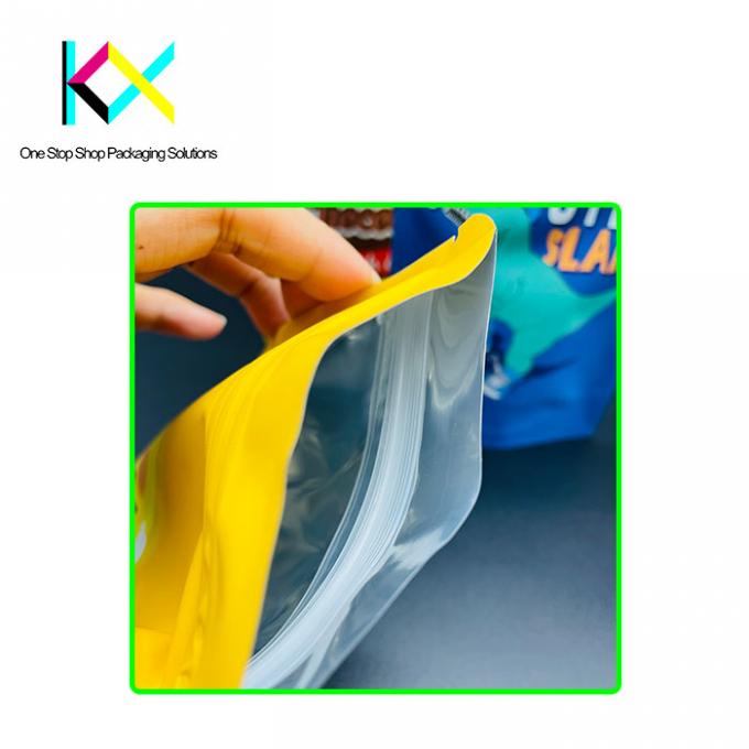 CMYK цветные цифровые печатные упаковочные пакеты с детским защитным закрытием 2