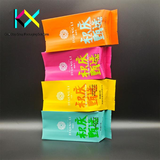 Упаковка флекс-фольги экологически чистый чайный пакет цифровой печатный подушечный пакет упаковка 0