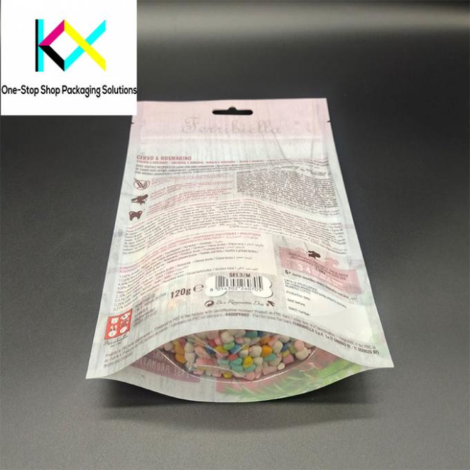 Специальное печатное стойкое мешочек Ziplock Ламинированный пластик Mylar для домашних животных пищевых упаковочных пакетов 2